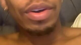 Ricky Johnson  juicy babe caresses pussy