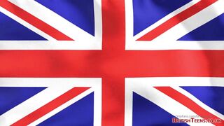 British_Teens appetizing babe rides on the phallus