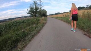 Yummy Couple aka yummycouple  hard sex video webcam fuck show with petite bitch and cum on ass