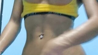 Peachy Lily aka peachy.lily  new chat show with teens in the shower