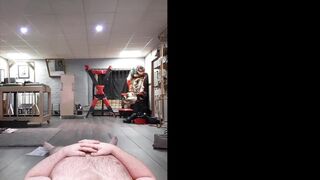 Obey Angelina aka uncensorredom  (miss_malena) usa rubbing  show with sexy teen