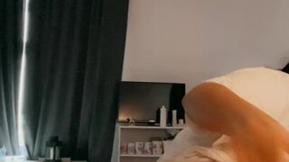 nastyivy cute blonde is saturated with revelations with dildo