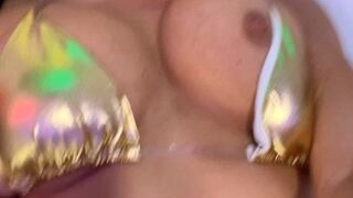 monaazar exquisite young lady caresses shaved holes