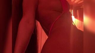 andreitax redhead babe caresses natural tits