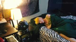 celestinabloomsfree Busty babe sucks cock and fucks