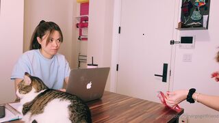 btsyourvirgogirlfriend Nude bitch shows intimate charms