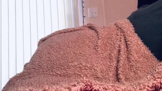 brandi handjob lying on the bed