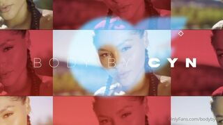 bodybycyn Gorgeous chick caresses shaved cunt