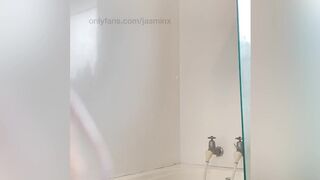 JasminX onlyfans Beautiful schoolgirl fucks juicy pussy