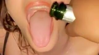 miss raquel having fun with her toy