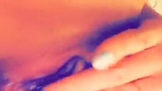 gwen singer Blonde plays with sex toy