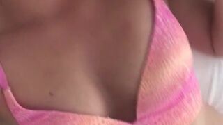 kikAlison Rey A delightful hare gently pulls the vagina