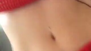 jnellytv aka jesspink Gorgeous prostitute caresses pussy in the forest