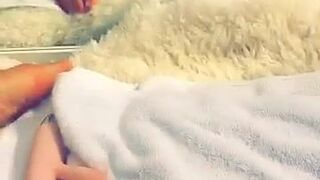 gwen singer Charming bitch caresses big tits