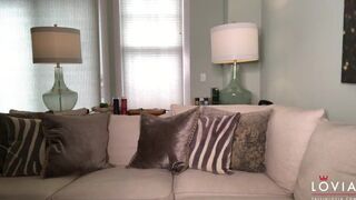 eva lovia Big boobed chick jerking off her cunt