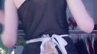 cutelilkitten Shy chick caresses big tits