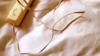 cherubesque Charming bitch caresses shaved cunt