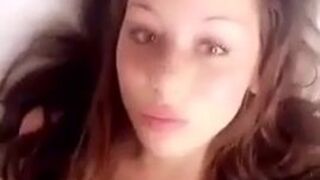 cherubesque Desired nipple hammering herself with a strap-on