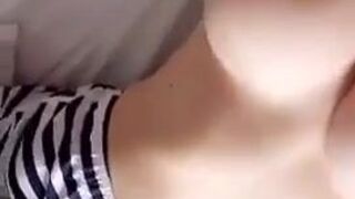 cherubesque Impressive young lady puts on beautiful boobs