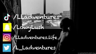 LLadventures (@lladventures) onlyfans pounding her pussy with a big dildo