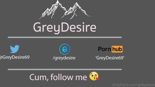 Grey Desire (@greydesire) onlyfans Naughty bitch gently jerks her pussy