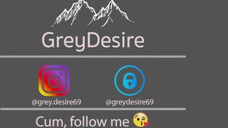 Grey Desire (@greydesire) onlyfans Slut shows vagina close up