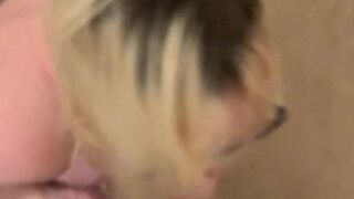 BoltOnWife (@boltonwife) onlyfans Busty slut masturbates shaved cunt