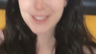 Aella Girl onlyfans Busty doll gently pulls pussy