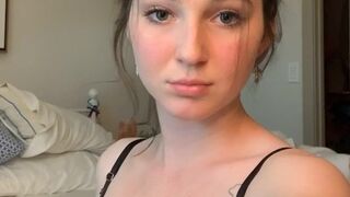 sophie43 onlyfans Busty blonde caresses her private charm in private