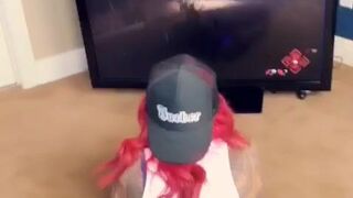 brittanya razavi Busty hottie gently jerks her cunt