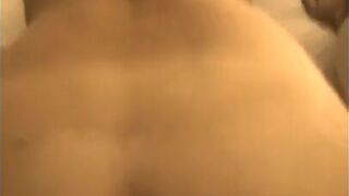 Olinda Castielle dancing near the Christmas tree