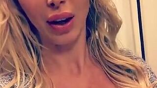 Nikki Benz passionately teasing the clitoris