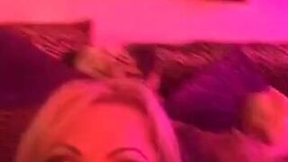 Naughty Alysha Busty babe masturbates her penis