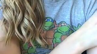 Myultimateischarging Flirty chick shows vagina