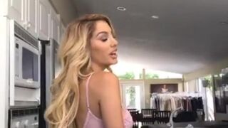 Lynaritaa Cute with pigtails jumps on sex toy