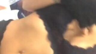 LunaStar Lustful bitch sucks a dude's penis