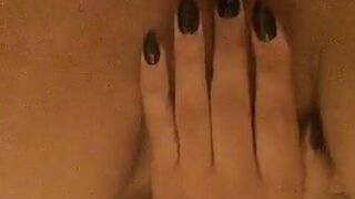 Lauren Duck Naughty bitch gently jerks her pussy