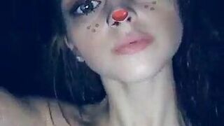 Laiste Girl spectacular slut strokes her clit