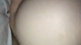 Laiste Girl Cute baby fucks herself with black dildo fingers