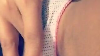 Kira Queen Excellent skin in glasses sucks dildo