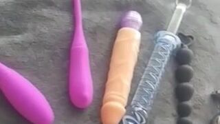 Karma RX Sexy blonde gently masturbates cunt