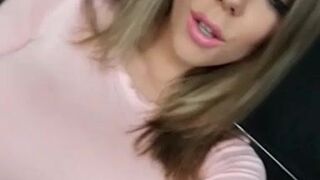 Karma RX The young coquette is willingly exposed and sexually moving in front of the camera.