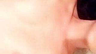 Bordeaux Busty blonde is sucking a pussy