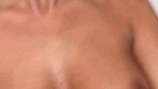 August Ames Naughty female caresses shaved cunt