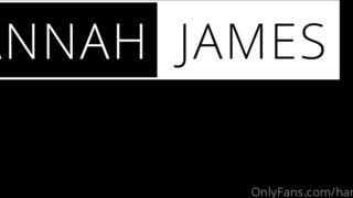 Hannah James aka hannahjames710 onlyfans Gorgeous babe masturbates with a vibrator