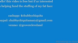 chubbychiquita Naughty kurva strips down to her underwear