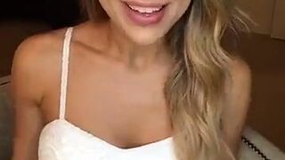 Rainey James onlyfans Sexy mare caresses her nipples