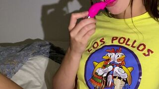 Callmeslooo onlyfans Exquisite babe caresses shaved cunt