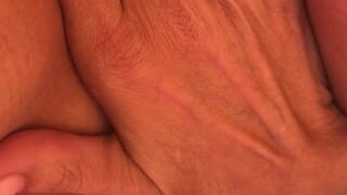 Trinity St Clair onlyfans Black-haired handjob lying on the couch