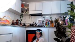 makayla77 Charming swiver touches pussy dildo